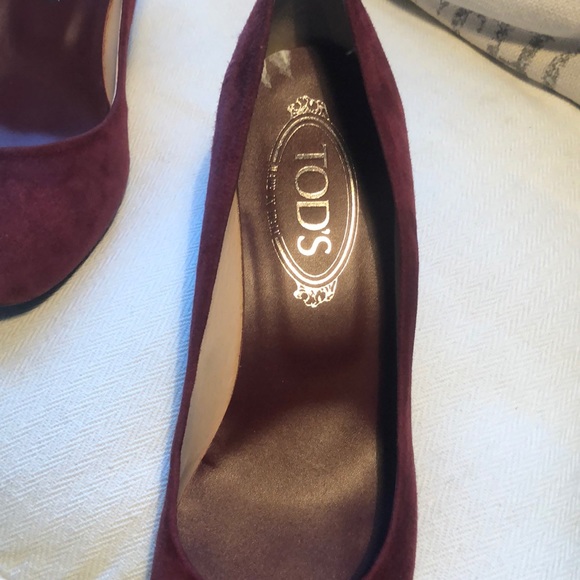 Tod’s Burgundy heels , size 37 - Picture 7 of 8